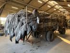 Trailer with potato canvas covers 4