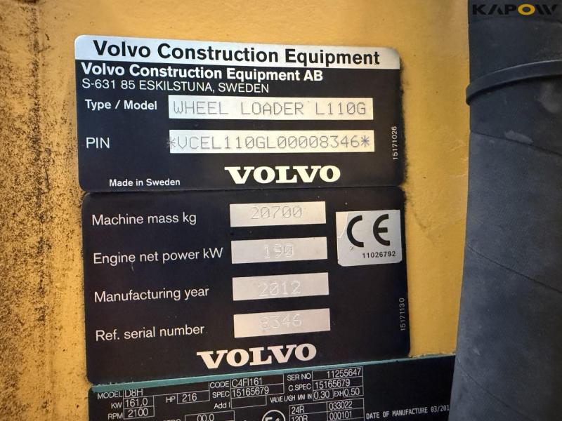 Volvo L110G loader 66