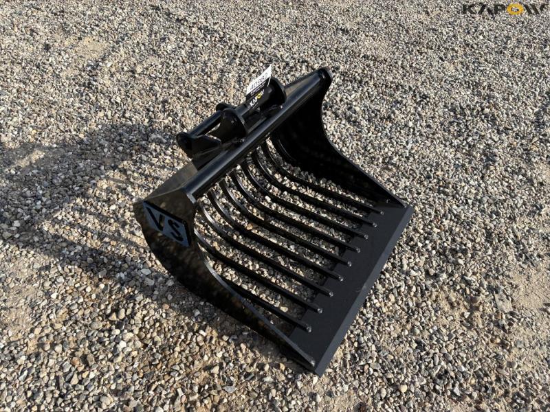 VS Steel grating shovel 60cm S30 150 hitch 3