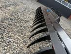 VS Steel rake 200cm with Hydrema hicth 11