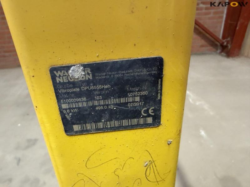 Wacker Neuson DPU6555 plate vibrator 18