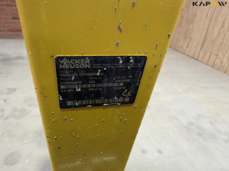 Wacker Neuson DPU6555 plate vibrator 21