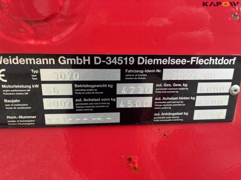 Weidemann 3070 wheel loader 24
