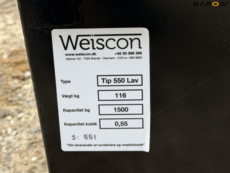 Weiscon Tip 550 Low container 10