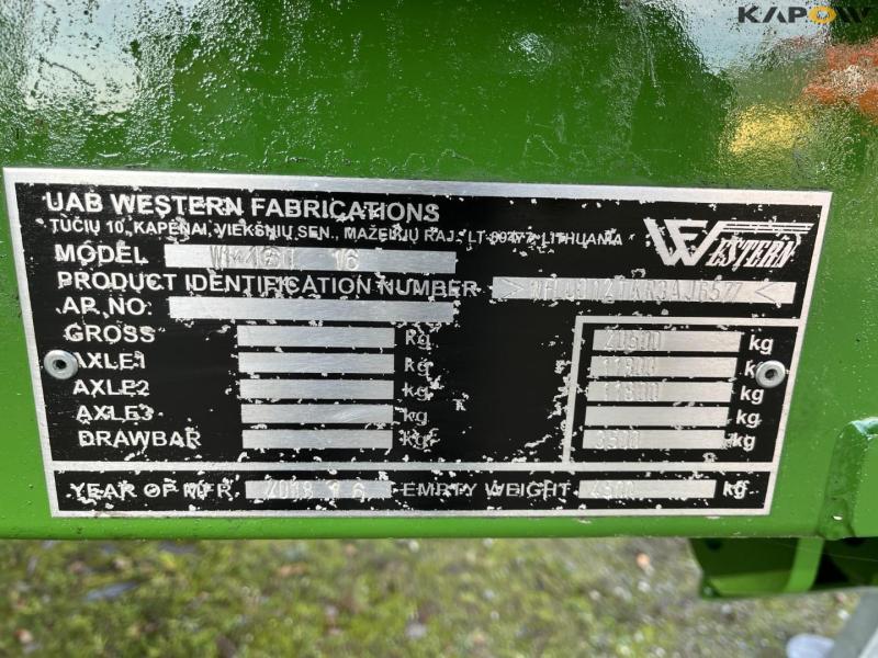 Western WF16T tipping trailer 17