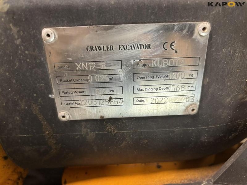 Xiniu XN 12-8 mini excavator 44