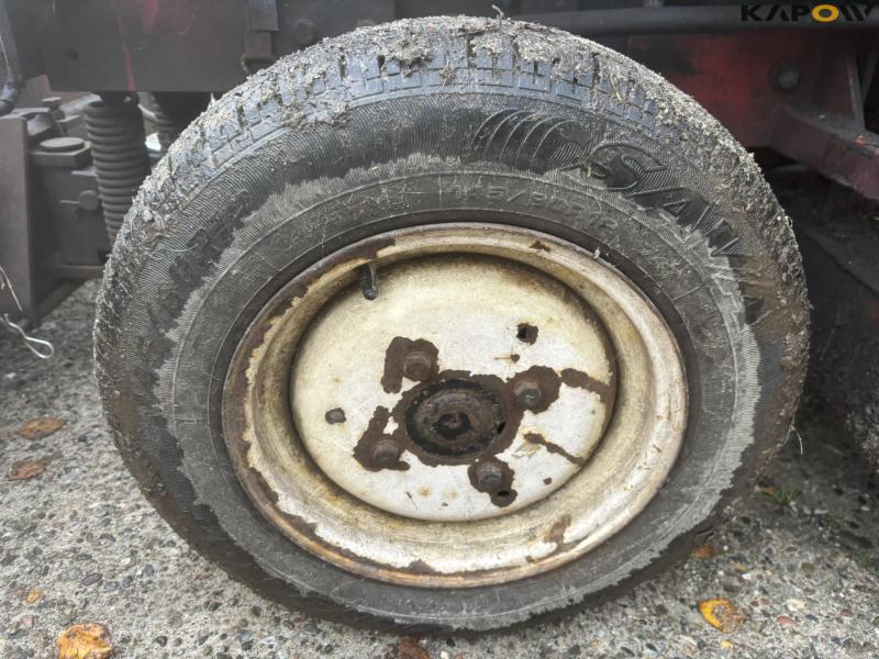 Yanmar 155 D tractor 4WD with broom 44