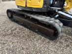 Yanmar Vio 33-6 mini excavator with tilt 40