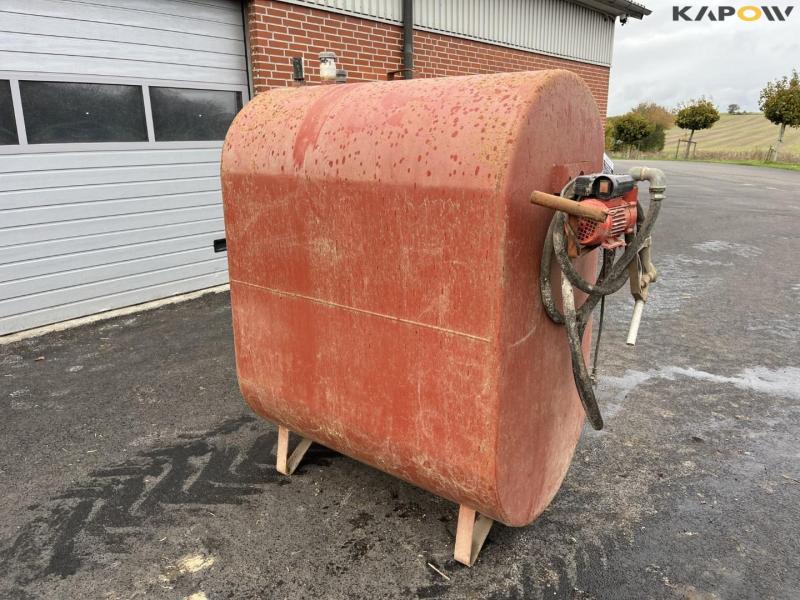 1200 liter diseltank med  elektriskpumpe 3
