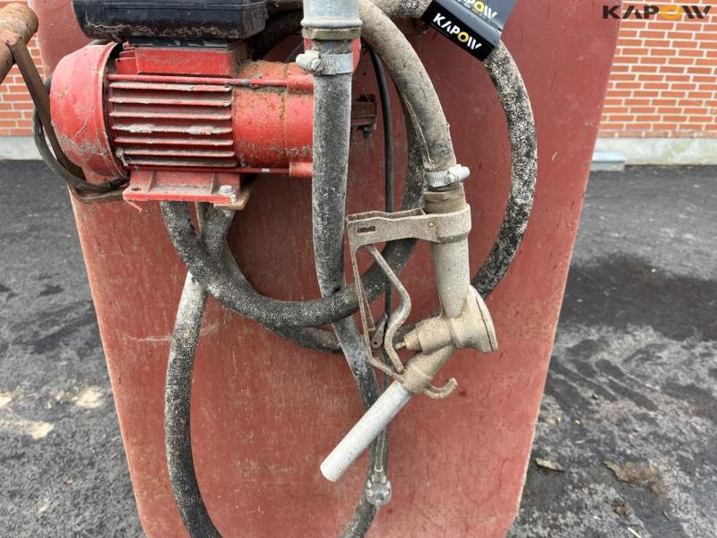 1200 liter diseltank med  elektriskpumpe 10