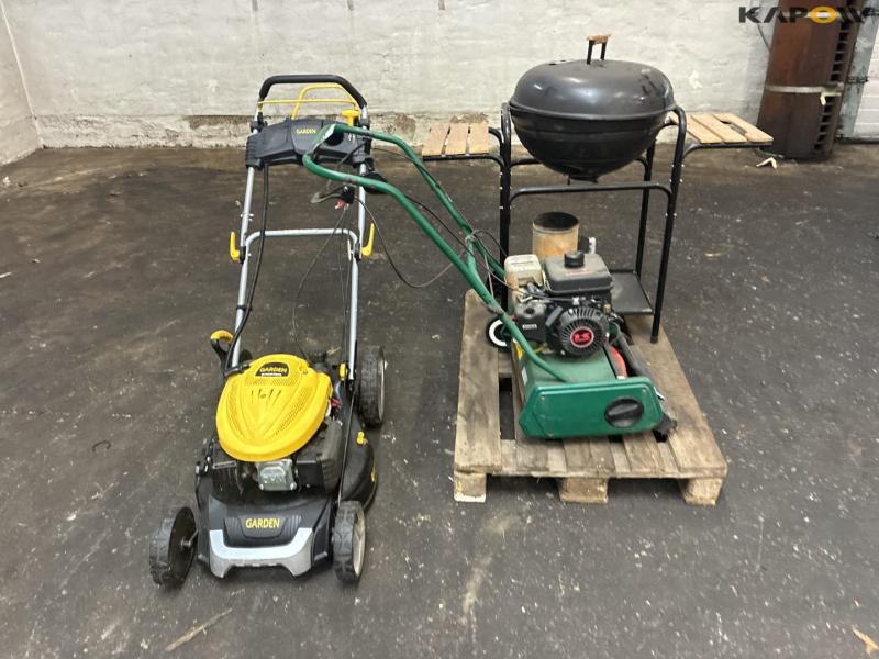 2 stk. plæneklipper og grill 2