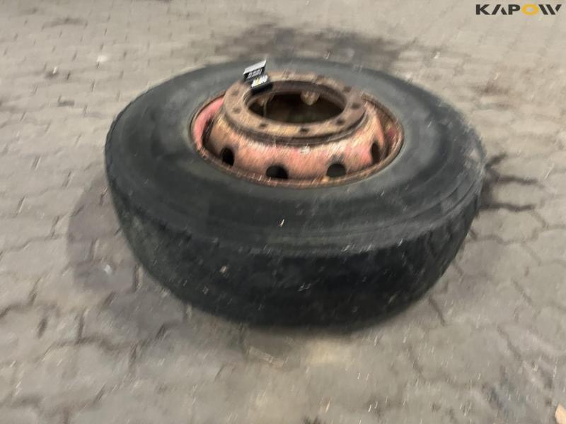 315/80-R22.5 komplet hjul med 2 stk. fælg ring 8