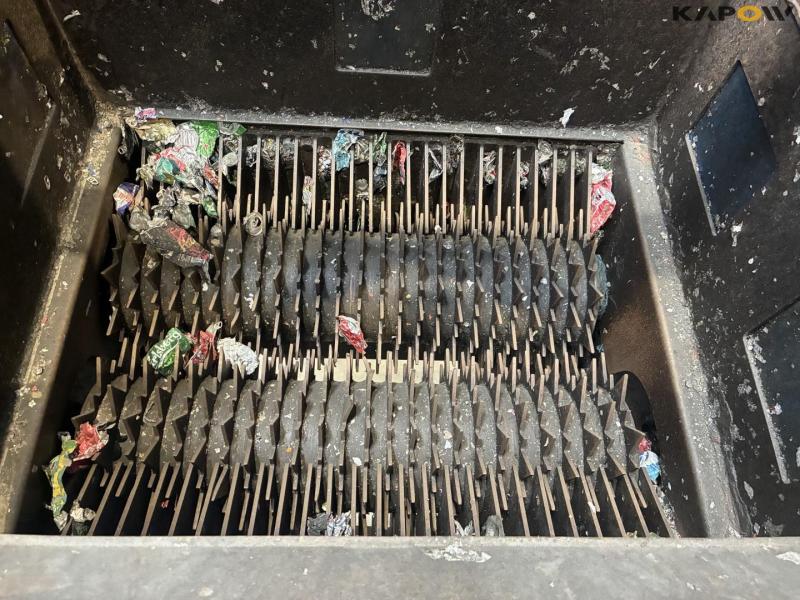 Affaldsneddeler med kasse tømmer 32