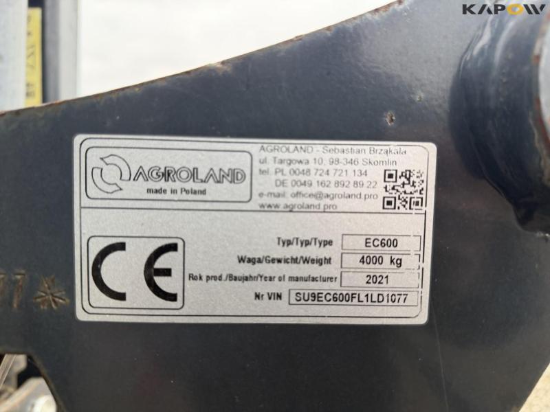 Agroland EC600 stubharve med jordpakker 49