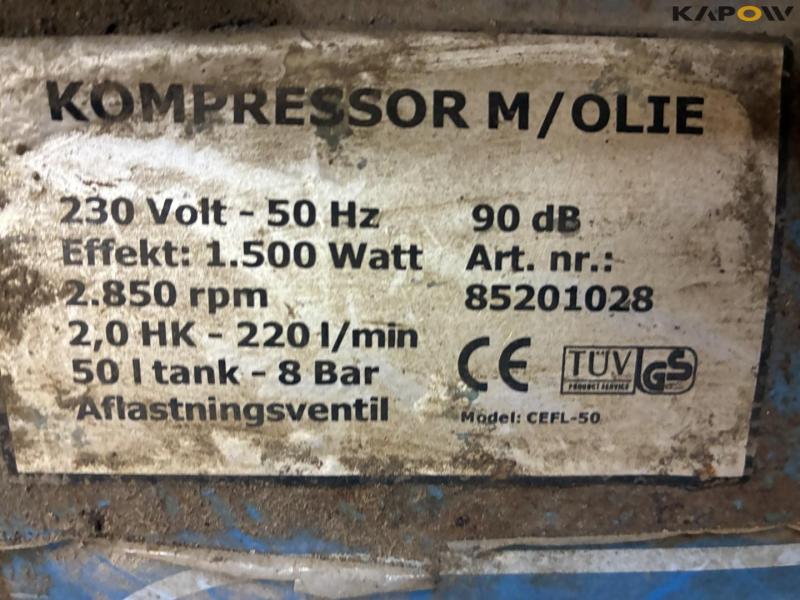 Airmaster kompressor med udstyr 9