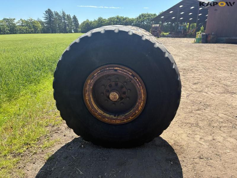 Aksel med hjul 3
