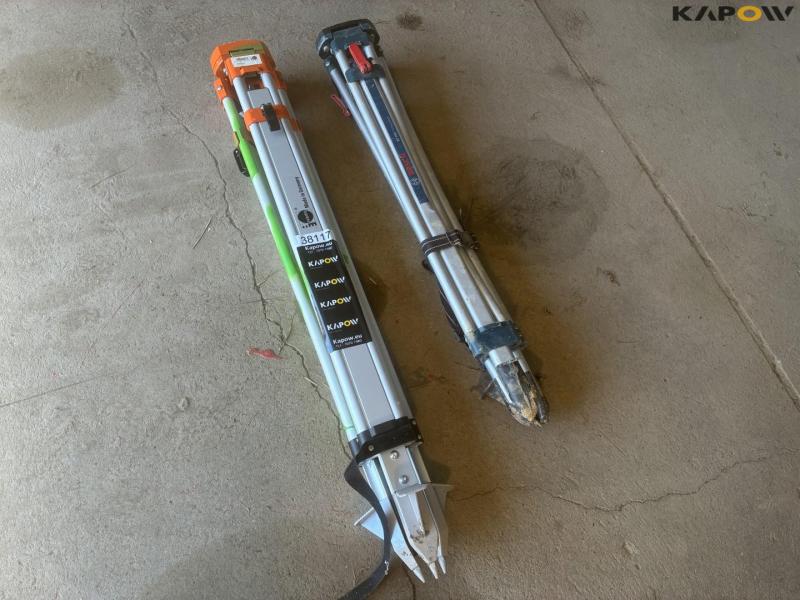 Alu stativ til laserudstyr - 2 stk. 1