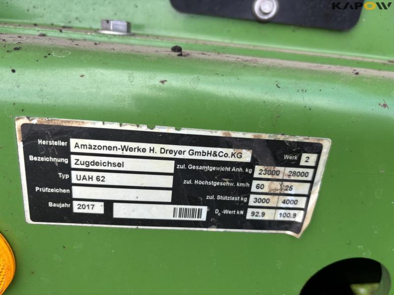 Amazone UX 6200 Super trailersprøjte 30 meter 20
