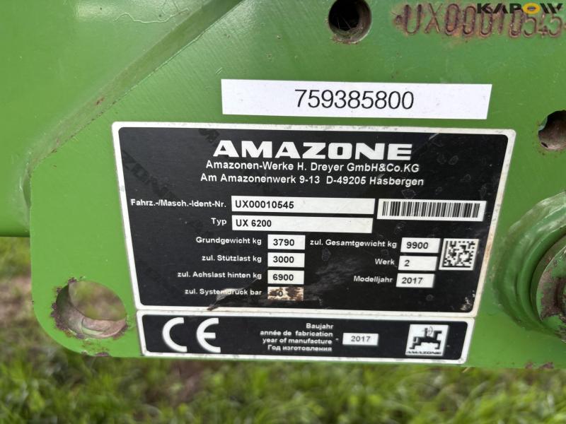 Amazone UX 6200 Super trailersprøjte 30 meter 23