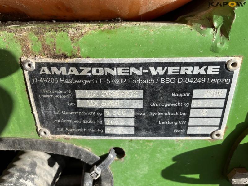 Amazone UX5200 trailersprøjte med 30 meter bom 34