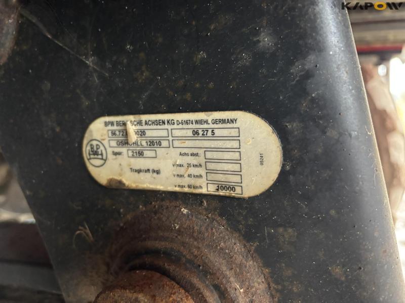 AP 25 gyllevogn med slæbeslanger 28 m og kran 36