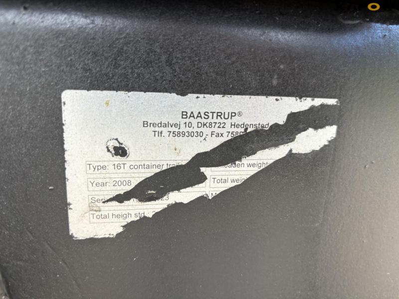 Baastrup 16 ton tipvogn 26