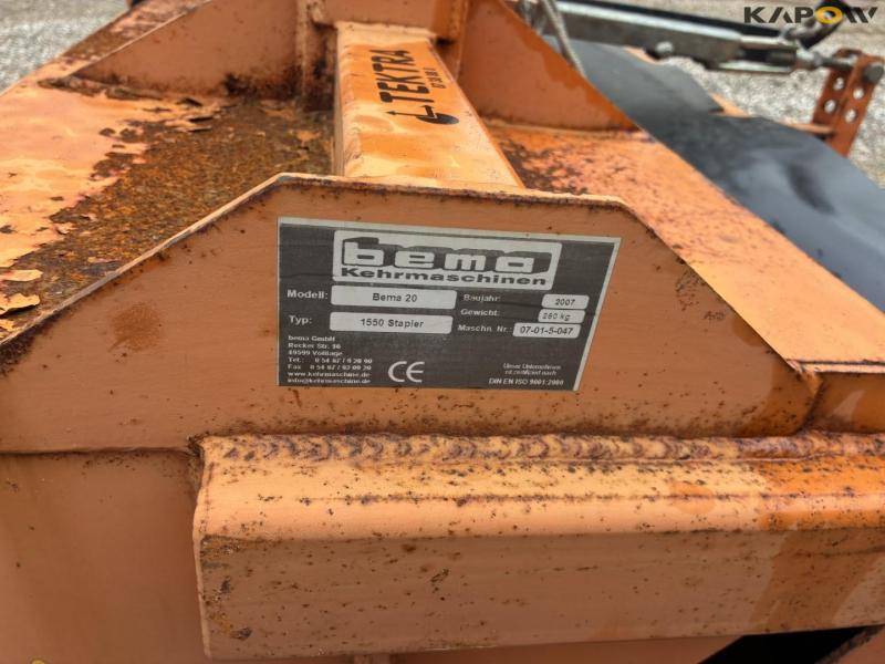 Bema 1550 Stapler hydraulisk kost med opsamler 8
