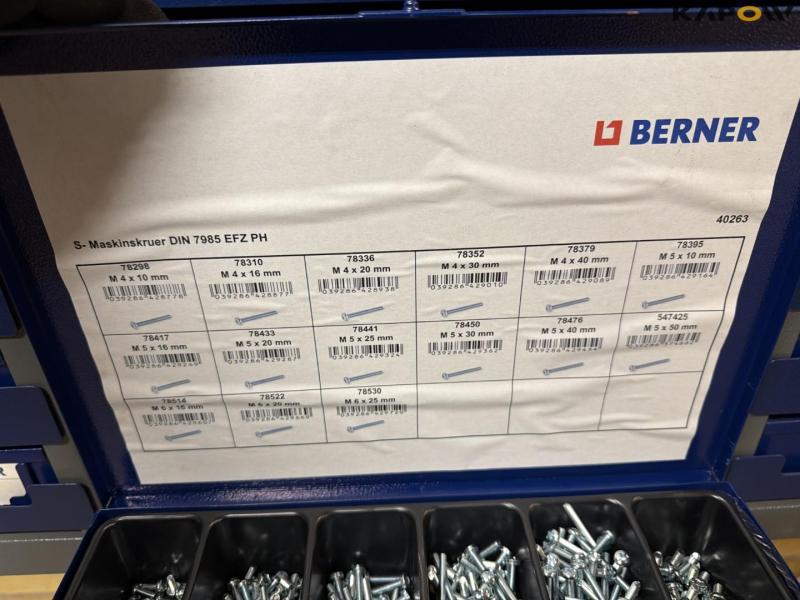 Bera system sortimentsskuffer med indhold 25