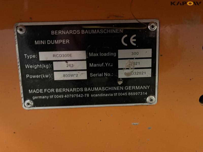 Bernards RCD300E E-power 48V minidumper 19