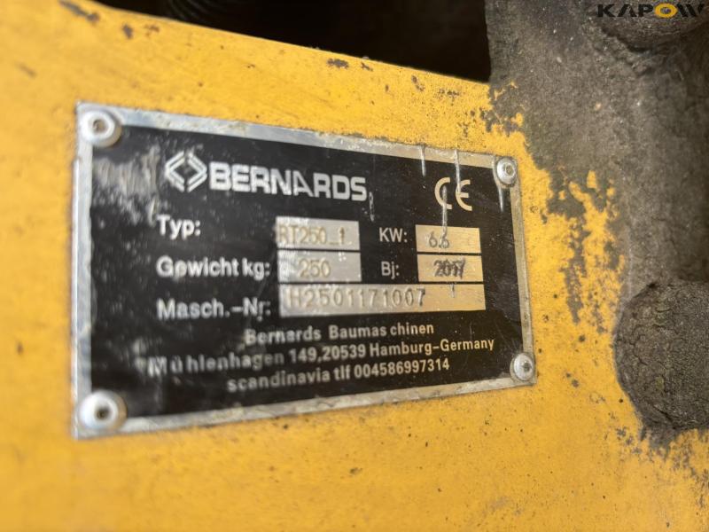 Bernards RT250 pladevibrator diesel 22