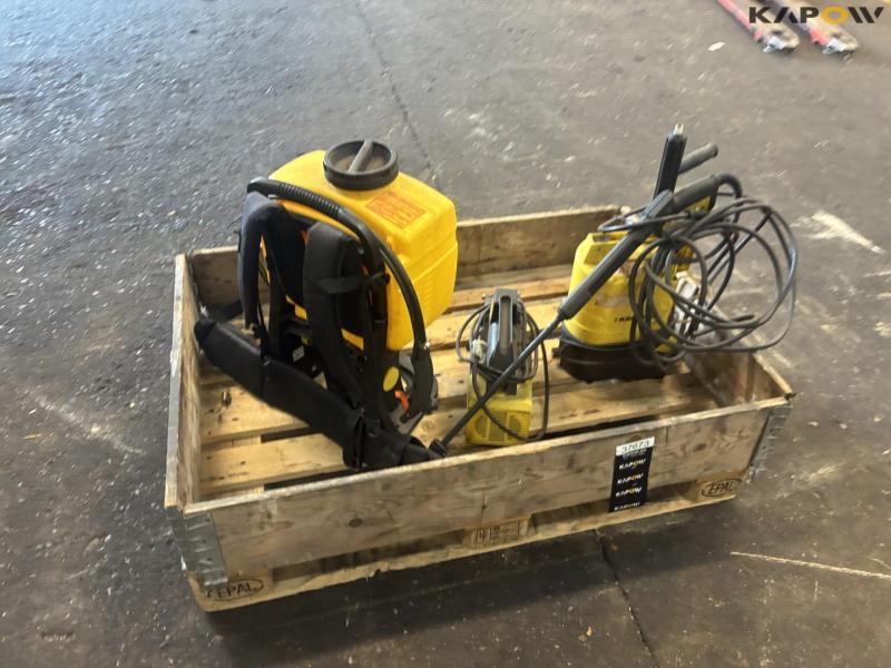 Berthoud rygsprøjte & Karcher højtryksrenser 4