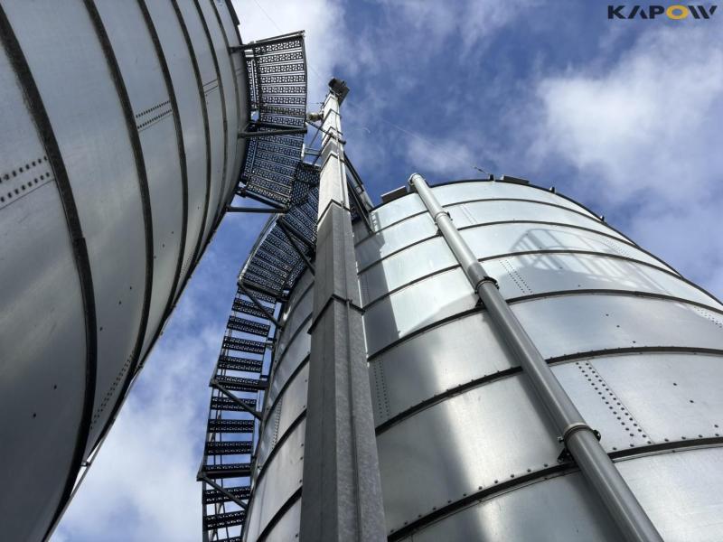 BIN 250 ton silo 2 stk. med udstyr 60