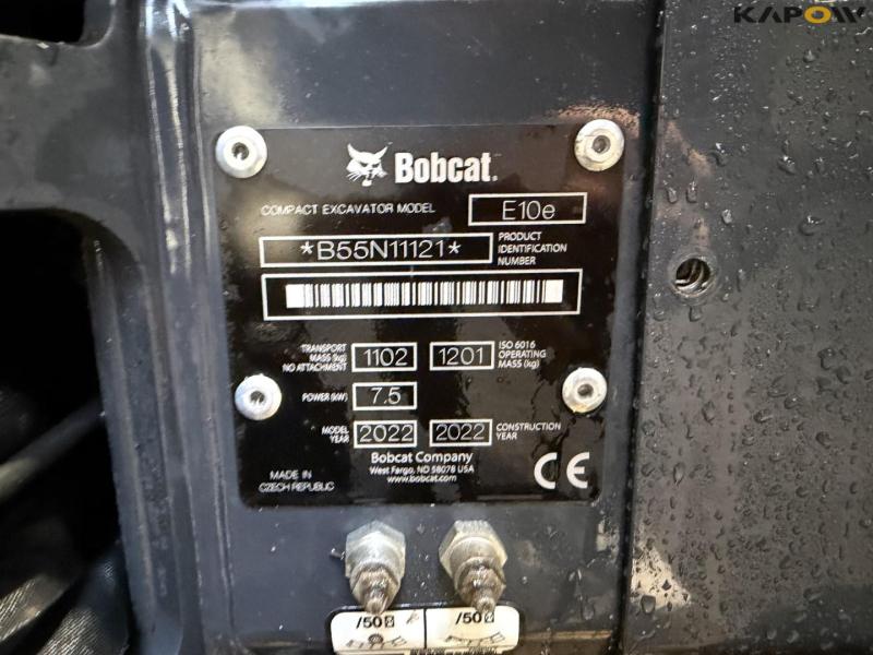 Bobcat E10e minigravemaskine 35