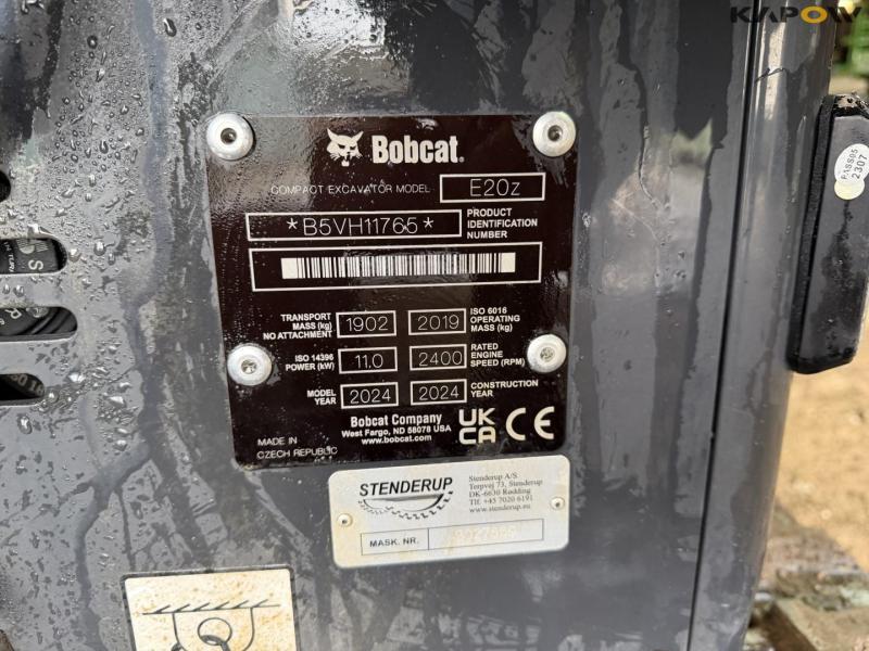 Bobcat E20Z minigravemaskine 40