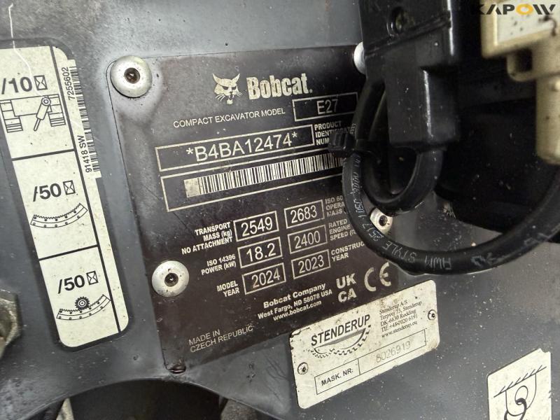 Bobcat E27 minigravemaskine 41