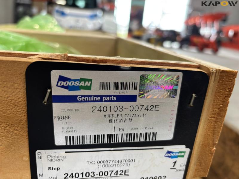 Bobcat SCR katalysator - D34 7