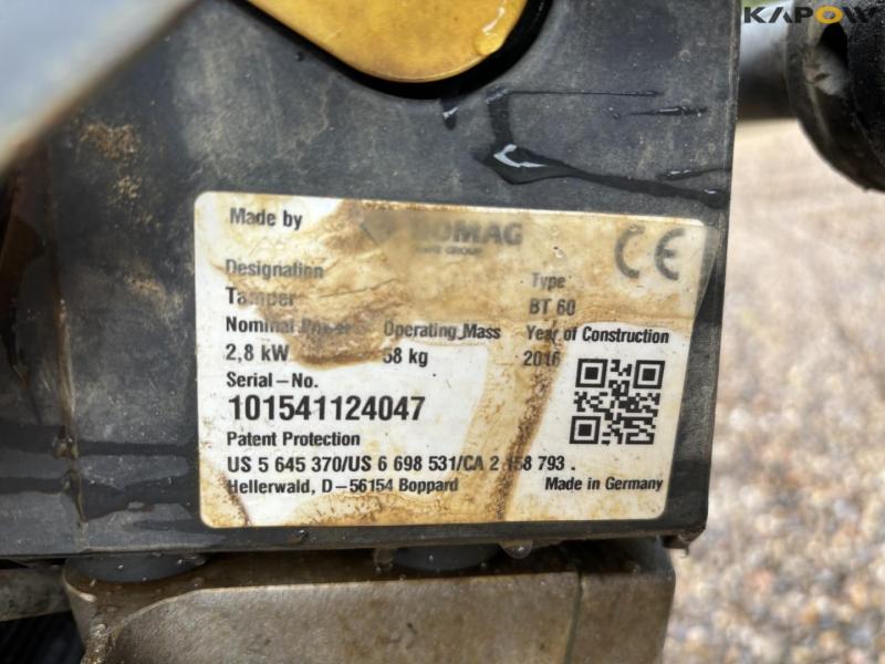 Bomag BT60 jordloppe 16