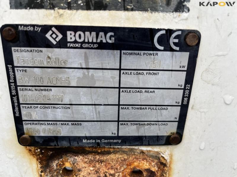 Bomag BW100 ACM tromle 14