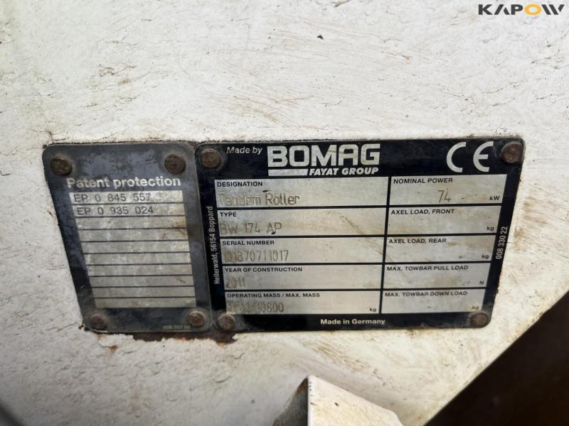 Bomag BW174 AP tromle 18