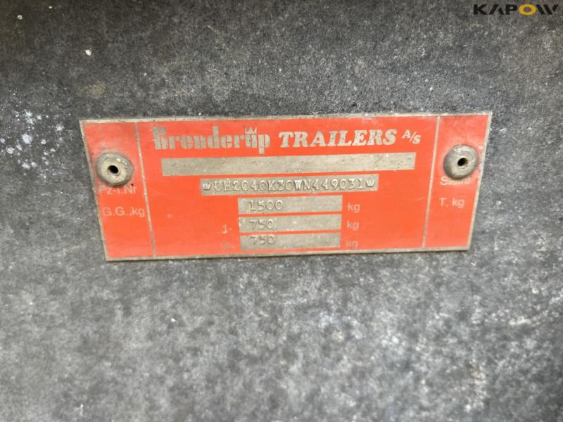 Brenderup maskintrailer 16