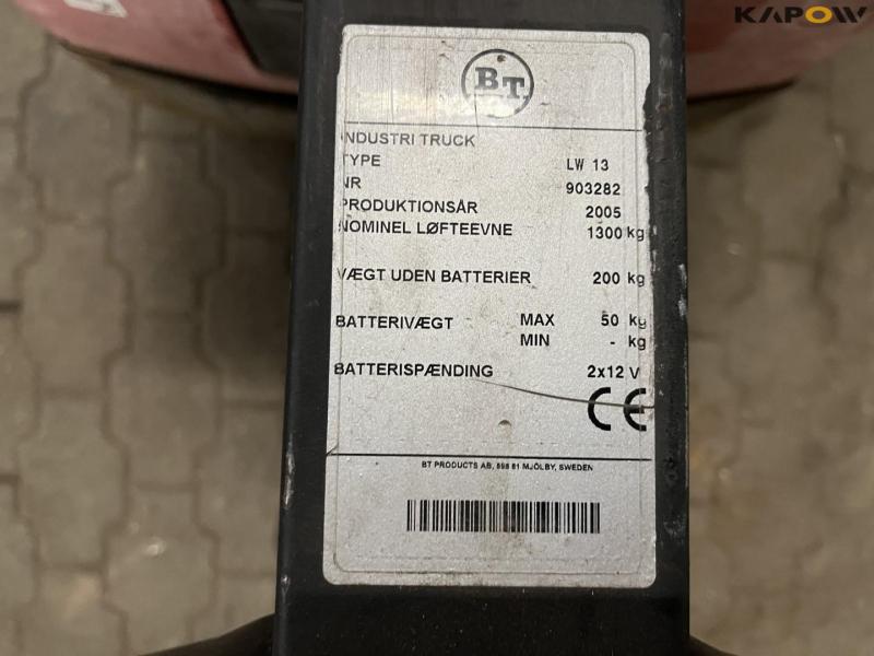 BT LW 13 elektrisk palleløfter 12