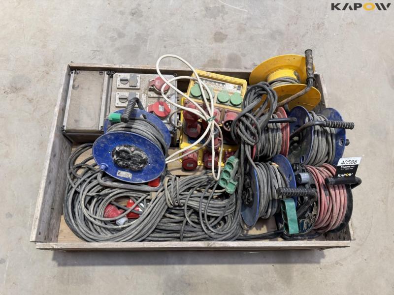 Byggestrømstavler og kabelruller 10