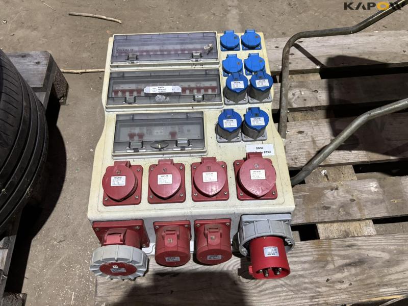 Byggestrømtavle 230/400 volt 15