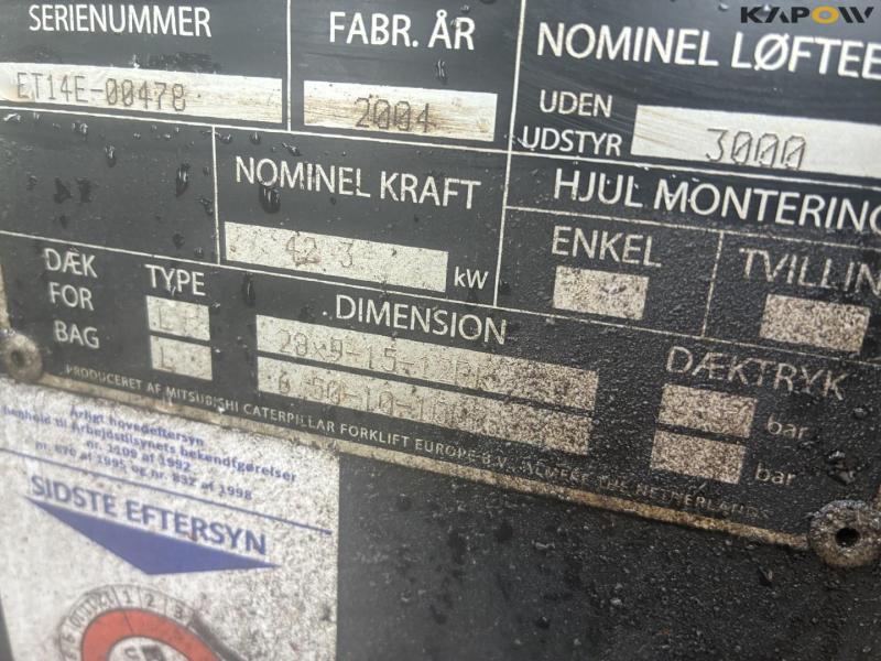 CAT DP30N gaffeltruck 7