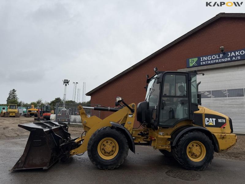 Caterpillar 907H gummihjulslæsser 8