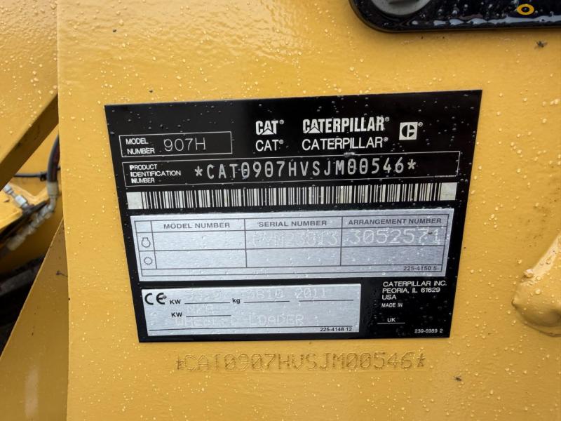 Caterpillar 907H gummihjulslæsser 53