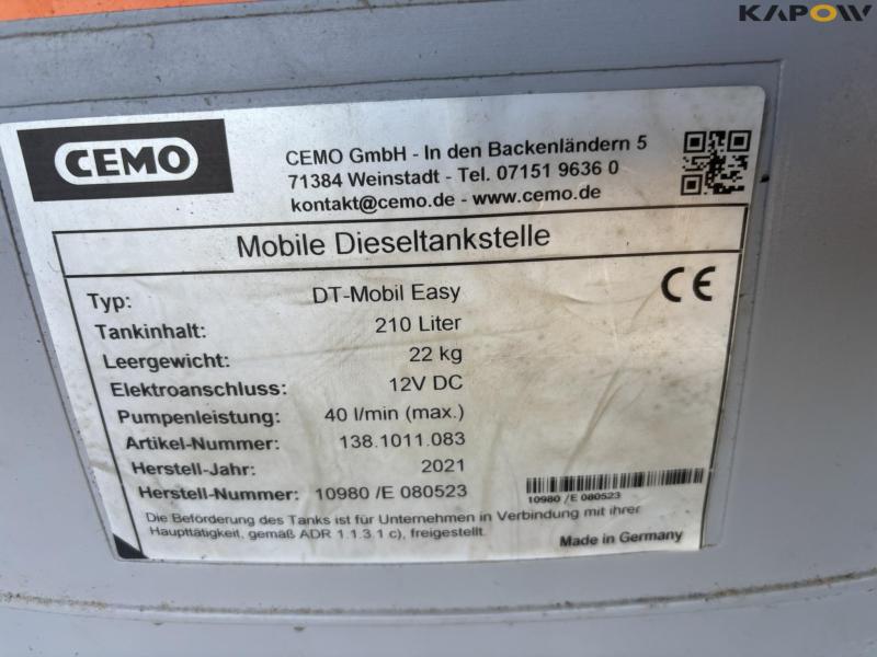 CEMO transport dieseltank– 210 liter, 12 volt 14