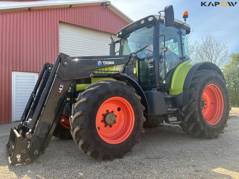 Claas 630 traktor med Trima  frontlæsser 1