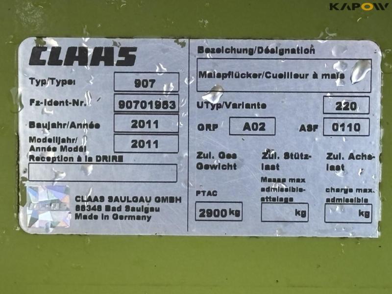 Claas Conspeed 8-75 FC 8 række plukkebord 29