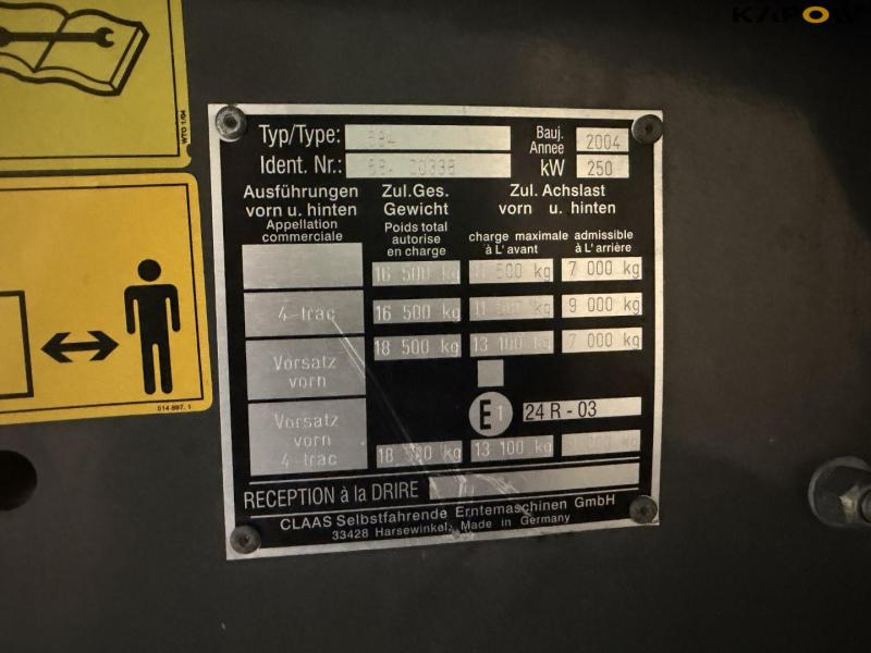 Claas Lexion 560 + 25 fod skærebord 66